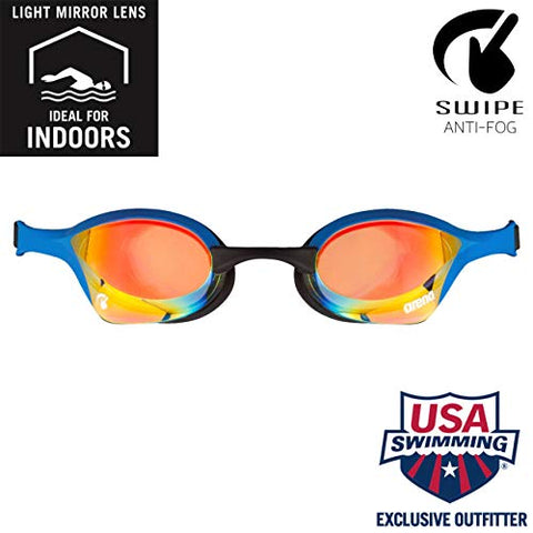 Image of Arena 002507 Other Cobra Ultra Swipe Racing GogglesOthers (Yellow Copper Blue)