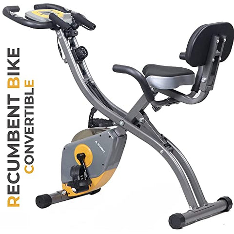 Image of Kobo Magnetic Exercise Bike / Exercise Cycle X-Bike Folding (Orange)