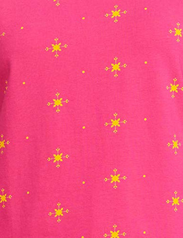Image of Amazon Brand - Myx Women's Loose T-Shirt (PAG 103_Mustard and Rasperry XXX-Large)