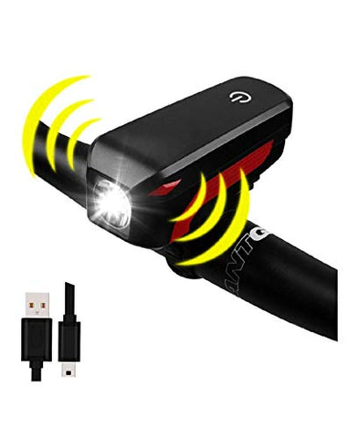 Image of FASTPED 350LM 3 Modes Standard USB Charging 2000mAh Battery Bike Light with 120db Horn Single Item€¦