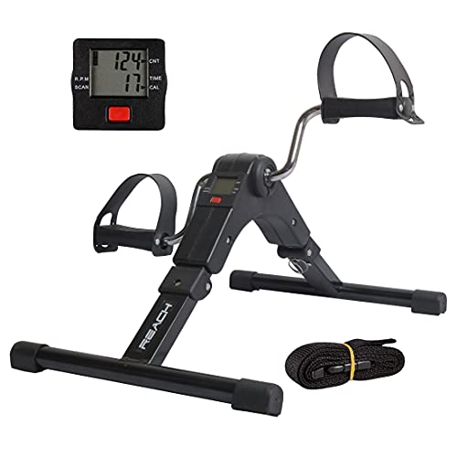 Reach Digital Pedal Exercise Machine Mini Fitness Cycle with