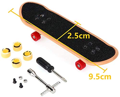 PATPAT 1Pc Mini Skateboard Finger Board Skate Boarding Kit
