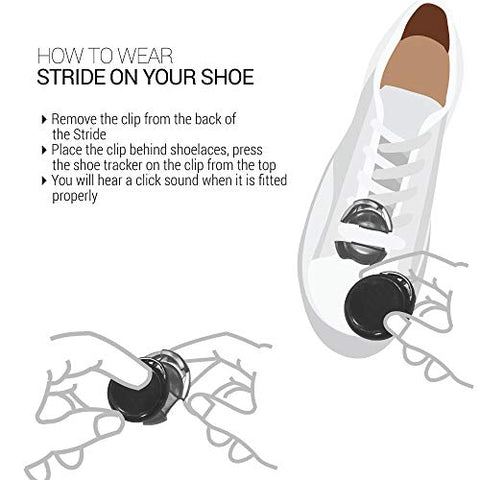 Image of Goqii Stride Fitness Smart Tracker (Black), Bluetooth Connection