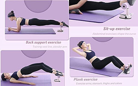 Image of SKYTONE Home Fitness Equipment Sit-ups and Push-ups Assistant Device Lose Weight Gym Workout Abdominal curl Exercise with Suction Cup