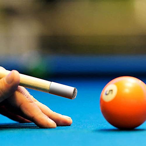 Image of SAVITA 50 Pieces Assorted Pool Billiard Cue Tips Pool Stick Tips Replacements Compatible with 9mm, 10mm, 11mm, 12mm, 13mm Cue Tips