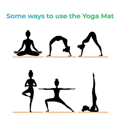 Image of LEVIOSA Cork Yoga Mat with Carry Strap (5mm, Brown)