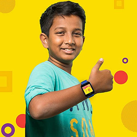 Image of GOQii Smart Vital Junior Fitness, Spo2, Body Temperature and Sleep Tracker with 3 Months Personal Coaching Subscription for Kids (Rainbow)