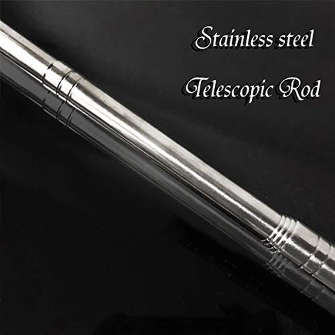 Image of Tai ba cues Retractable Billiards Pool Cue Stick Bridge with 3 Replaceable Brass Bridge Head, Billiards Pool Cue Accessory