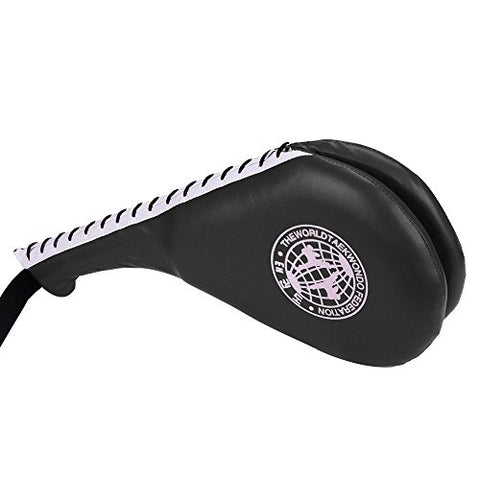 Image of JERN Taekwondo Durable Kick Pad Target for Karate Kickboxing Training (Black) - Set of 2