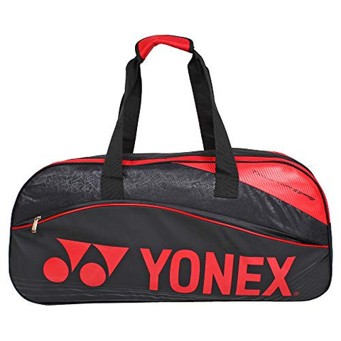 Image of YONEX 9631MS BT6 Foam Badminton Bag, BT 6 (Black/Red)