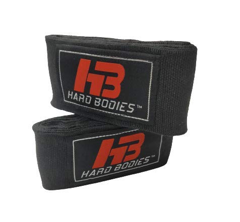 Image of HB Hard Bodies Combo 10-A Synthetic Leather Black Punching Bag, Filled, Boxing Gloves, Heavy Chain