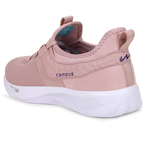 Image of Campus Women's Sherry Peach/PRPL Running Shoes 7-UK