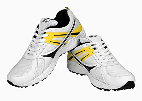 Image of B-TUF Men's White Cricket Shoe - 10 UK