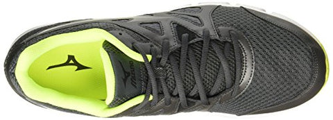 Image of Mizuno Men Synchro Md Black/Yellow Running Shoes-7 UK/India (40.5 EU) (J1GE161814)