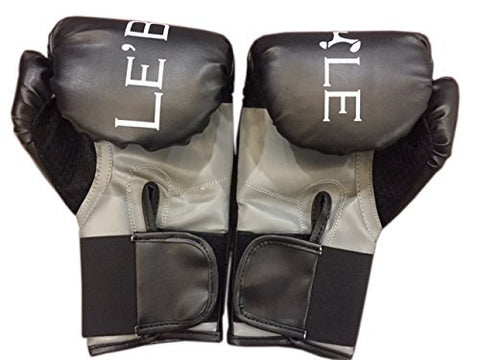 Image of Le Buckle Training Boxing Gloves 10 Ounce(Black & Grey)