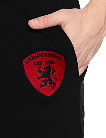 Image of Chromozome Men's Slim Fit Track pants(S6762-Black-S_Black_Small)