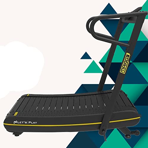 Toning® Non-Motorized Curve Treadmill, Treadmill with Zero-Maintenance Treadmill for Gym use, Home Exercise, Further Any Inquiry 8447-417-417