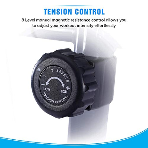 Image of Welcare Elliptical Cross Trainer WC6044 with Adjustable seat, Hand Pulse Sensor, LCD Monitor, Adjustable Resistance for Home Use (DIY Installation with Video Call Assistance)