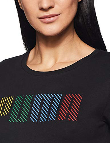 Image of PUMA Women's Regular T-Shirt (58807501 Black X-Small), Puma Black