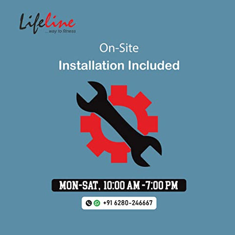 Image of Lifeline Fitness HG-005 Home Gym with LB-311 Adjustable Bench (8 Levels), Multipurpose All in One Home Gym Workout Combo