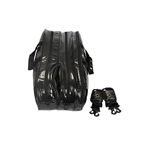 Image of One O One Xhale Collection Triple Badminton/Tennis Kitbag (Black)