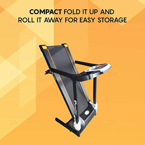 Image of PowerMax Fitness TDM-101 2HP (4HP Peak) Motorized Treadmill with Free Installation Assistance, Home Use & Automatic Programs