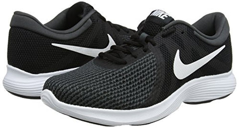 Image of Nike Women's WMNS Revolution 4 Black/White Shoes-7 UK (41 EU) (9.5 US) (908999-1)