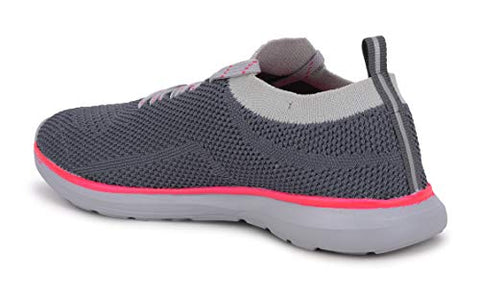 Image of Sparx Women SL-146 Grey Pink Sports Shoes