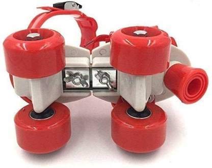 Image of WON Roller Skates for Kids Age 5-10 Years Adjustable 4 Wheel Skating Shoes Very Smooth (Blue )