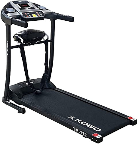 Image of Kobo Home Series 1 HP - 2 HP Peak Motorised Multi-Function Treadmill for Home with Massager, Max Speed 14Km/Hr, Max User Weight 100 Kg (Free Installation Assistance)