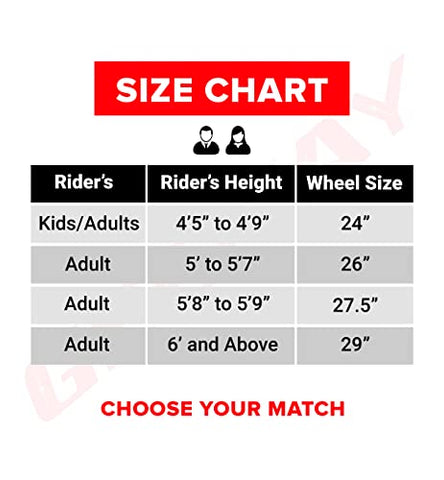 Image of Geekay Billion 21 Speed Gear 17.00, steel Mountain Bike for Men and Women (Red/Black, 26" Wheel)