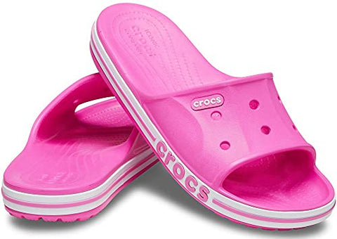 Image of Crocs Unisex Adult Bayaband Slide Electric Pink Slipper-5 Men/ 6 UK Women (M6W8) (205392-6QQ)6 US