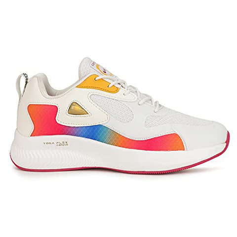 Image of Campus Women's Hellen Off WHT/MSTD Running Shoes -7 UK/India