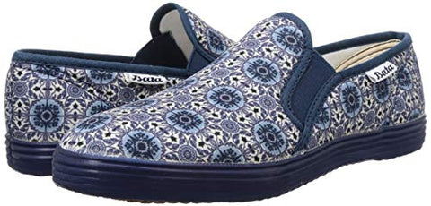 Image of BATA Women Printed Fitness Blue Sneakers6 Kids UK (5599297)