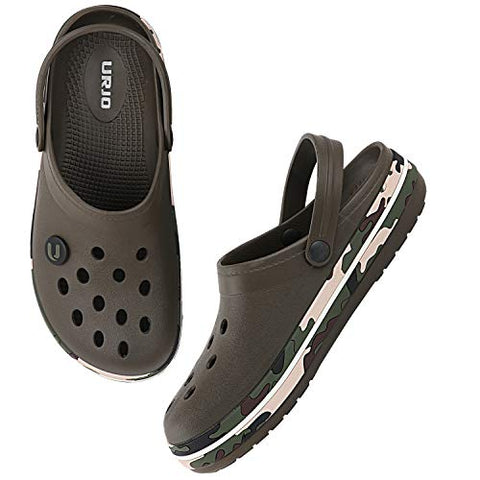 Image of URJO Olive Clogs-8 UK (42 EU) (Men_CAMO)