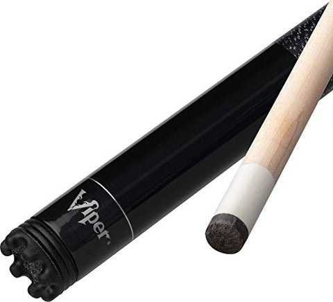 Image of Viper Jump Shot/Break 58" 3-Piece Billiard/Pool Cue, Black, 21 Ounce