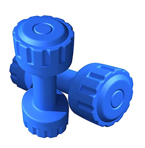 Image of Kore PVC DM 161 Dumbbell Set, Blue, 4 kg x 2 Combo