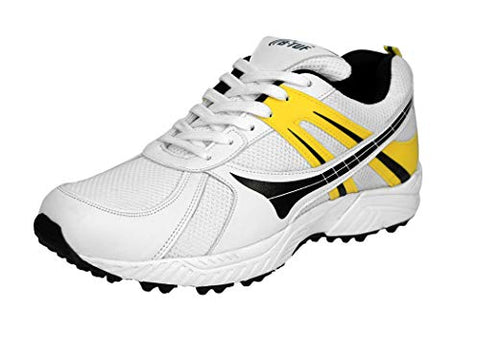 Image of B-TUF Men's White Cricket Shoe - 10 UK