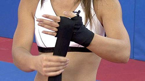 Image of PROSPO Boxing Mexican Stretch/Handwraps/Spandex Bands/Hand Bandage/Protectors/Muay Thai/MMA/Kick Boxing/Cross Fit/Aerobics/Punch Bag Training/Speed Ball Training/ 180" - (Pack of 1 Pair)