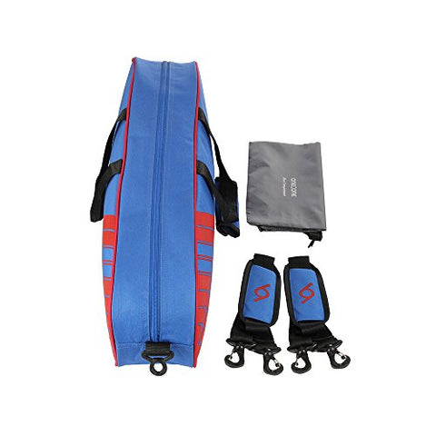 Image of One O One - Lines Collection Single Blue - Badminton/Tennis Kitbag