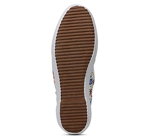 Image of BATA Women Printed Fitness White Ballet Flats6 UK (5591297)
