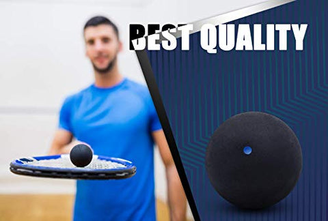 Image of Eagles Single Blue Dot Trainning Squash Ball (Single Blue Dot)