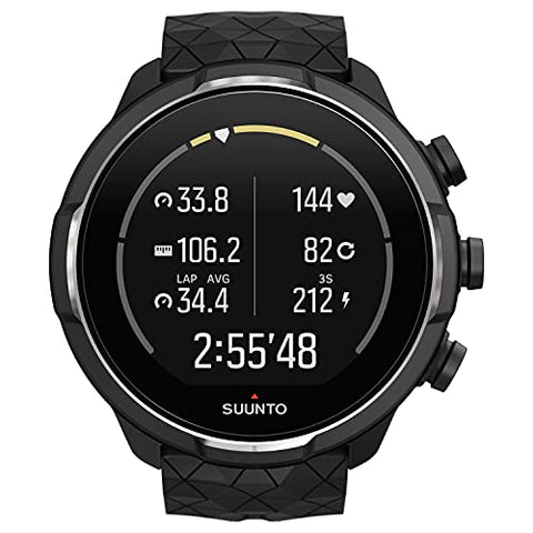Image of Suunto New 9 Baro Titanium Black Durable GPS Sports Watch, Long and Intelligent Battery Life