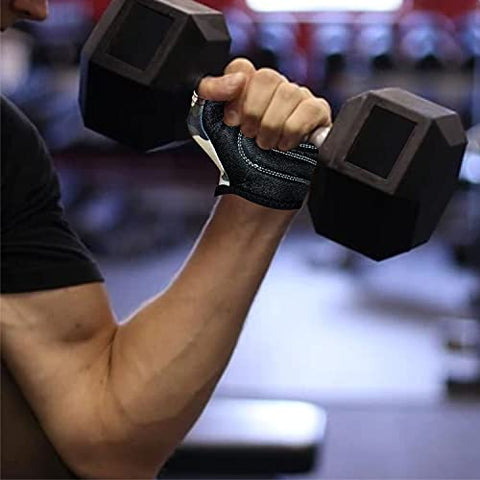 Image of Kore Rubber Coated Professional 1 Kg (Set of Two) Hexa Dumbbells Home Gym Exercise Equipment for Men & Women