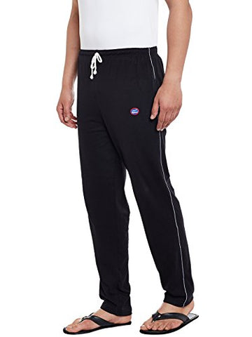 Image of VIMAL JONNEY Men's Regular Fit Track pants (DD1BLACKS01_Black_Small)