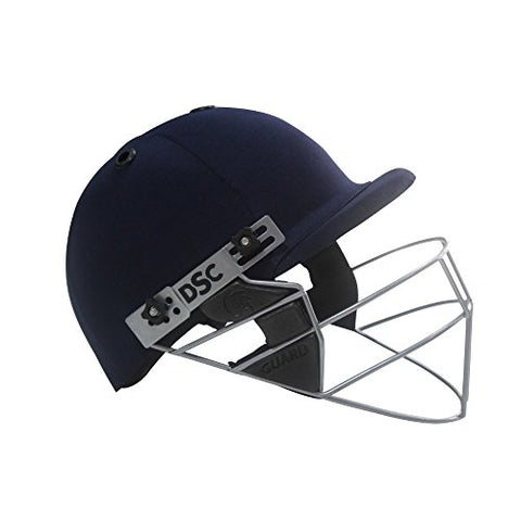 Image of DSC 1500214 Guard Cricket Helmet Large (Navy) & DSC 1500398 Intense Attitude Cricket Batting Gloves Men's Right (Colour May Vary) Combo