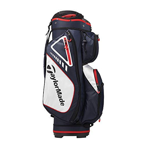 Image of TaylorMade 2019 Golf Select Cart Bag, Navy/Red/White