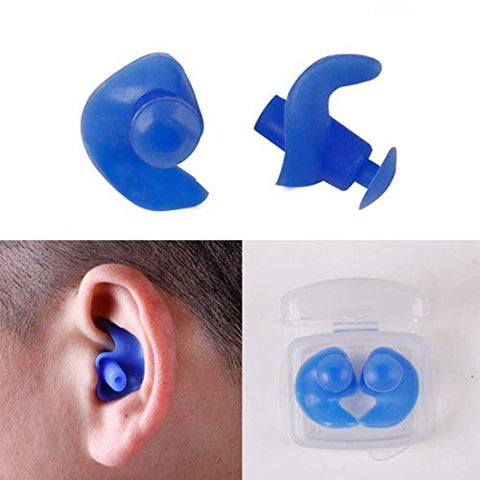 Image of Generic Green : Waterproof Swimming Earplugs Professional Silicone Swim Earplugs Adult Swimmers Children Diving Soft Anti-Noise Ear Plug New