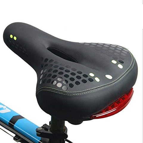Image of Lista Widen Soft Bicycle Saddle Seat with 5 LED Light Mountain Road Bike Cushion