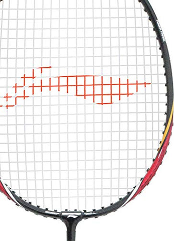 Image of Li-Ning XP 998-PV SINDHU Signature Series Aluminum-Alloy Isometric Strung Badminton Racquet (Charcoal/Red) Half Cover - Set of 2